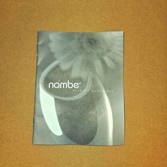 Nambe Studio Panza Pillar Candle Holder Candle Box Care Guide 1998 Fred Bould NM - Picture 10 of 13